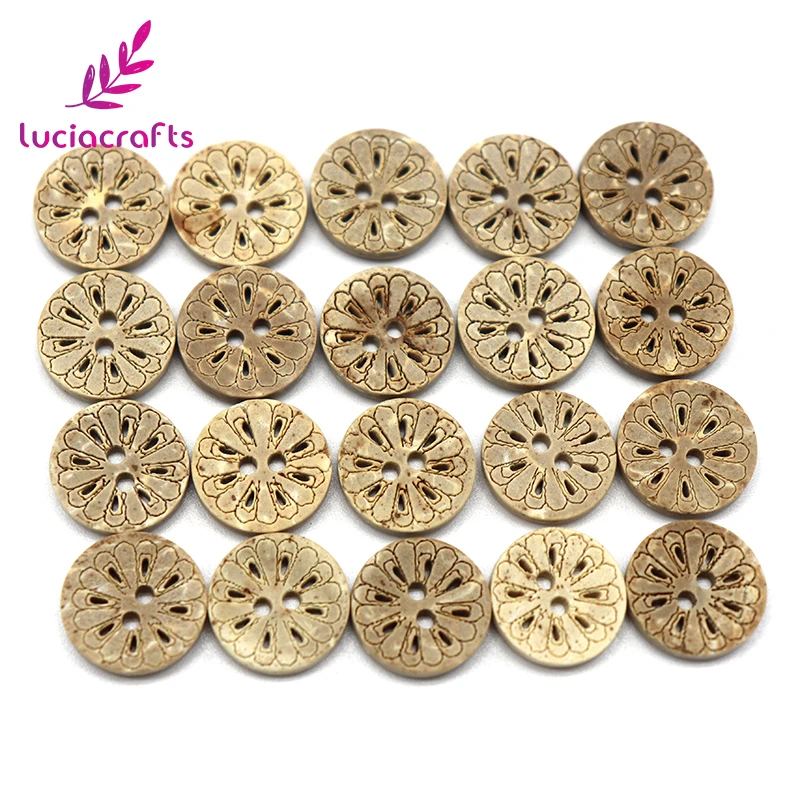 Распродажа! 6 шт./24 шт. кокосовые пуговицы с 2/4 отверстиями 13 х13 мм|shell sewing button|clothing