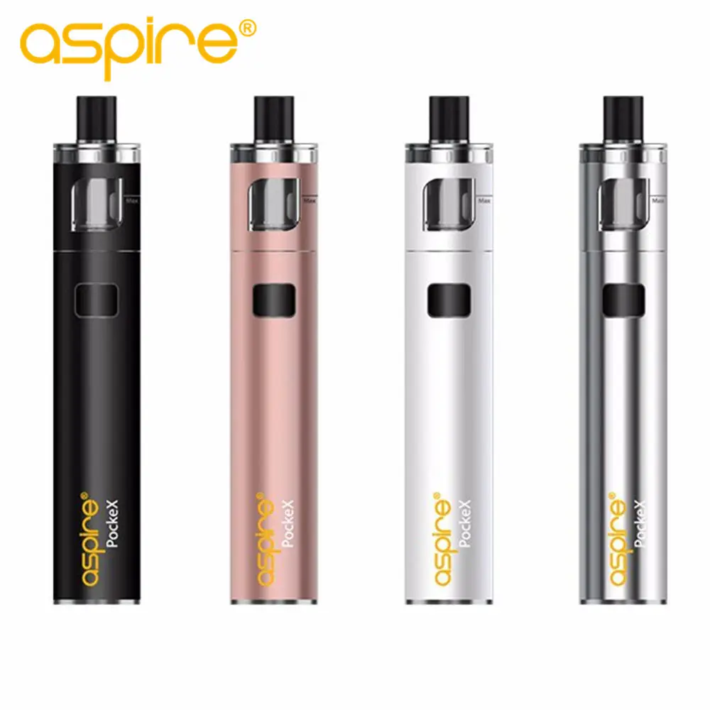 Электронная сигарета Vape комплект Aspire pockex Карманный AIO 1500 мАч 2 мл с более широким