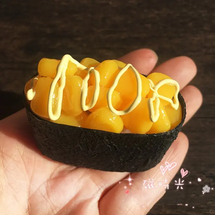 Моделирование еды магнит на холодильник магнит суши лосось морепродукты наклейки на холодильник украшение на холодильник - Цвет: MODEL 2
