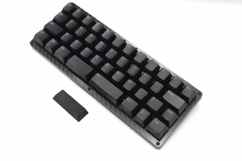 YMDK 40% заказной толстый профиль PBT Cherry OEM набор ключей для AMJ40 милая механическая