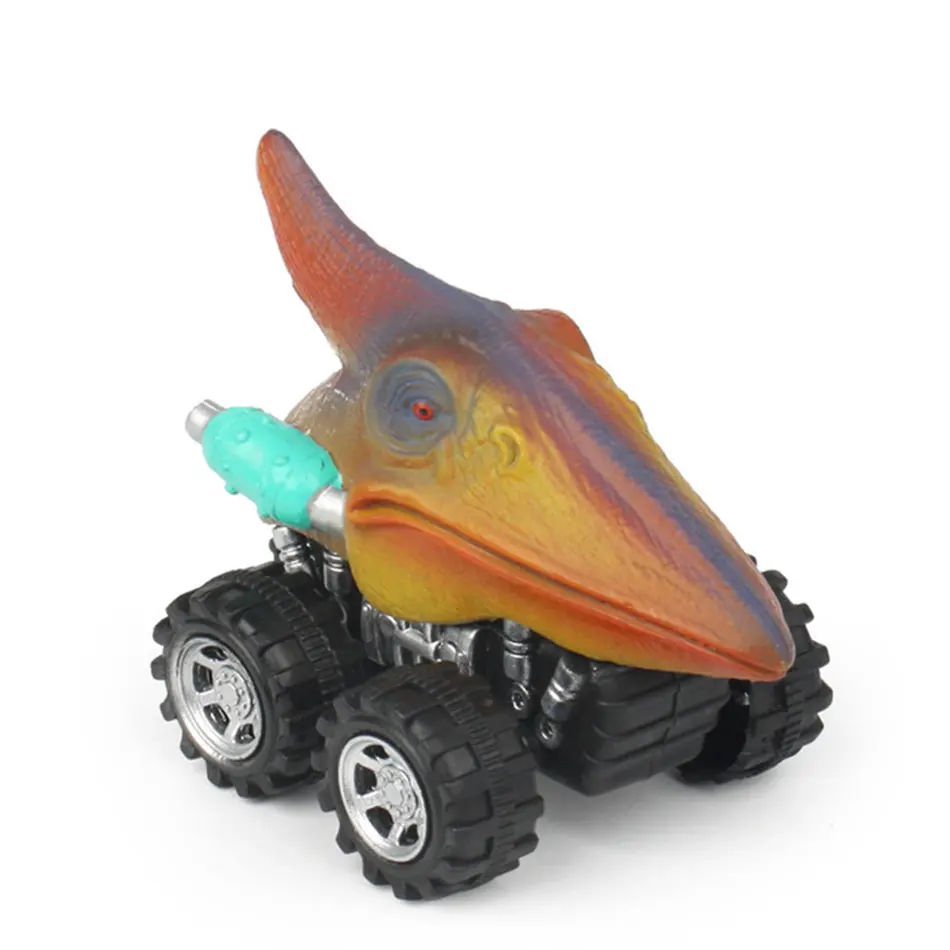 HUIQIBAO TOYS 1 упаковка мультяшный динозавр потяните назад автомобили Diecasts