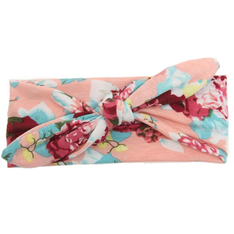 Новинка Детский Малыш новорожденный младенец богемный кролик уши тюрбан Узелок