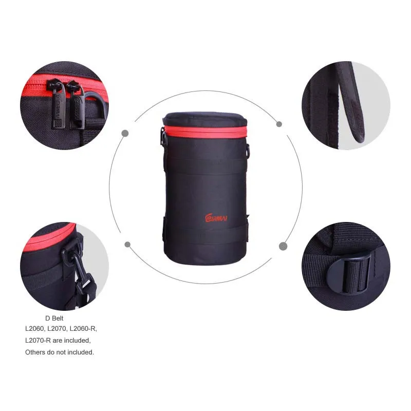 EIRMAI Nylon Functional Lens Bags DSLR Camera Lenses Pouch Bag High Quality Case Waterproof SLR Pouches | Электроника