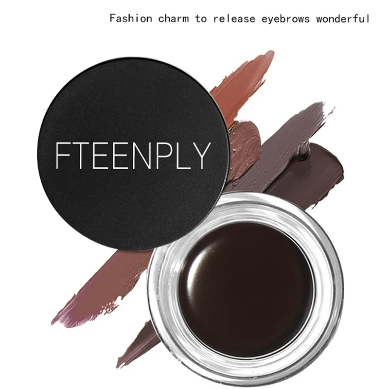 1 коробка оттенок для бровей Набор инструментов макияжа водостойкий высокий