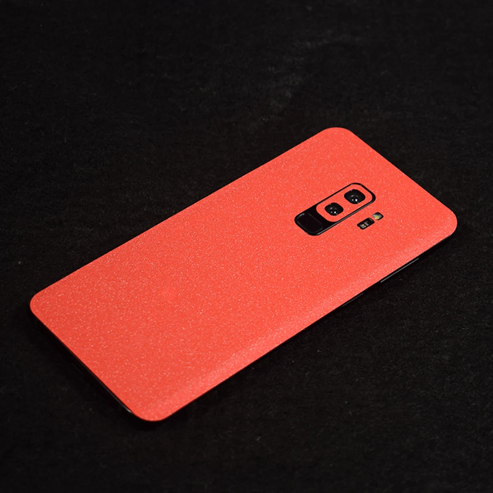 Задняя пленка для Samsung Galaxy S9 Plus S8 Note 9 8 новая матовая Мерцающая защитная наклейка +