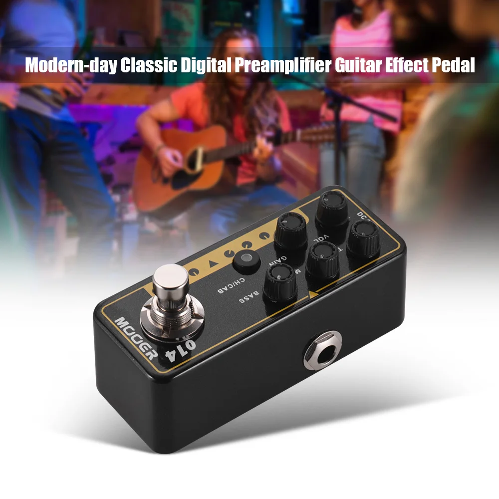 Mooer 014 Taxidea Taxus Гитарный процессор классический цифровой предусилитель педаль эффектов гитары двухканальный шкаф динамиков моделирование