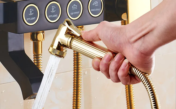 Набор для душа из алюминия высокого качества с полированным покрытием |