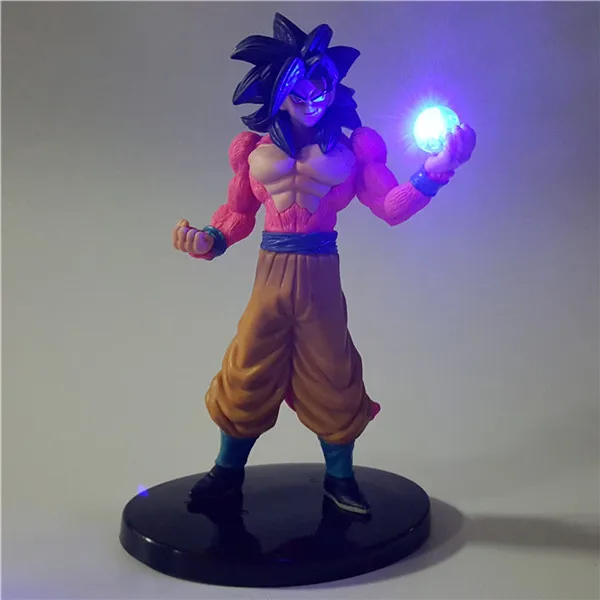 Красный Dragon Ball Z Goku vegeta и Piccolo трусы фигурка freeza светодиодный ночник Kamehameha аниме Dragon Ball Z DIY декоративный светодиодный фонарь - Цвет: Красный