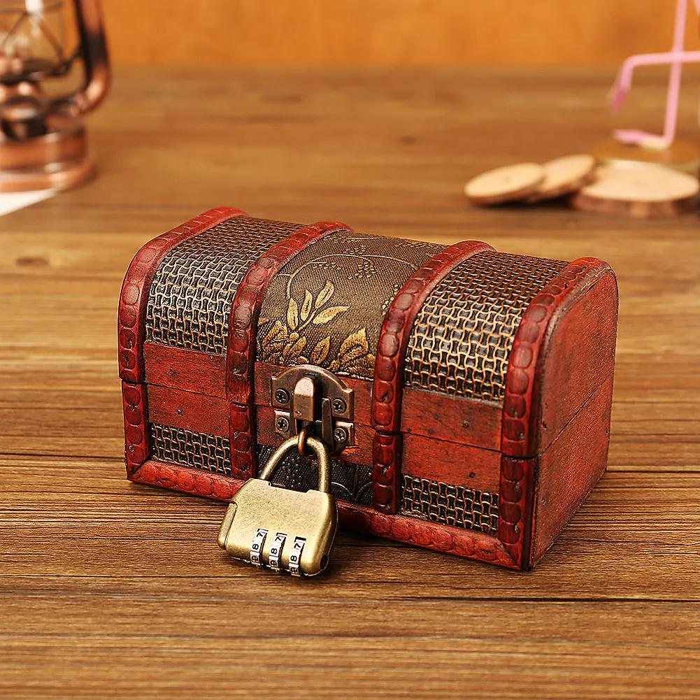 Винтажный Ретро контейнер для хранения с замком|Коробки и ящики хранения| |