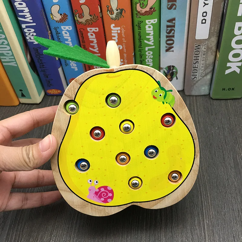 Игра игра Поймай червя деревянная игрушка для детей от 2 до 3-4 лет | Игрушки и хобби