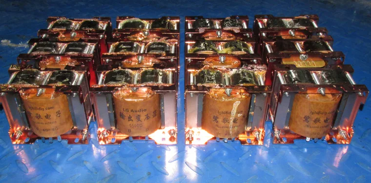 Аморфный Железный сердечник 5K5 односторонний выходной трансформатор для 6P6P и