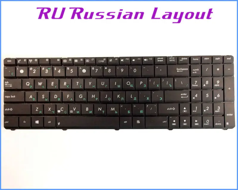 Новый русский для ASUS K52JT K52JU K52JV K52JR K52DR K52DY K52DE K52D K52N K54HR клавиатура ноутбука версии |