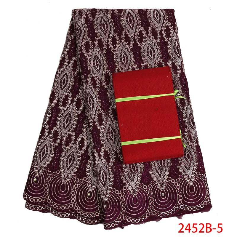 White African Lace Fabric 2019 High Quality Swiss Voile Laces Switzerland Cotton With Stones For Women Clothes AMY2452B-2 | Дом и сад