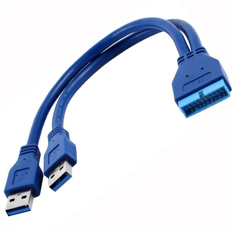 Кабель-адаптер с разъемом USB 3 0 A папа-папа 20 Pin | Компьютеры и офис