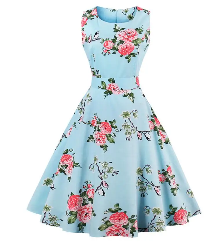 JOYINPARTY 4xl женское платье большого размера Ретро стиль 50 s 60 винтажное рокабилли