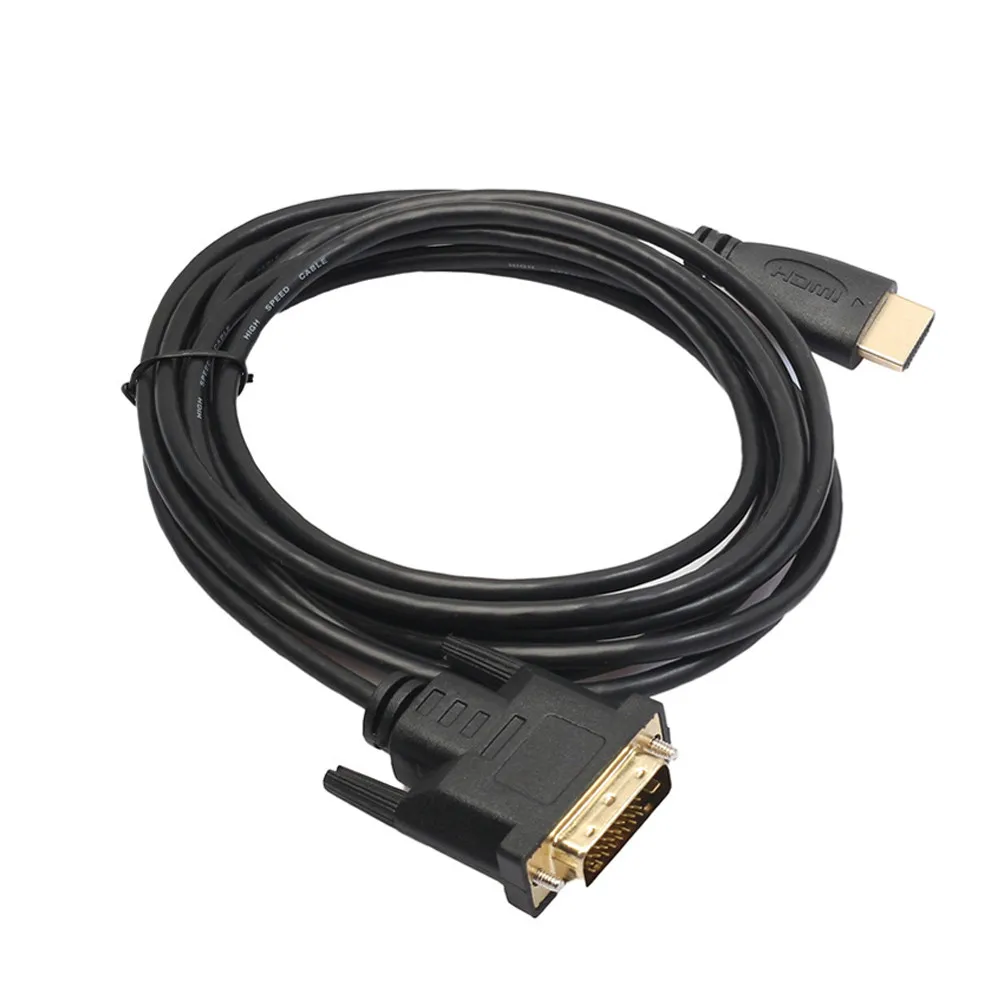 HDMI кабель 1 5 м ультра тонкая линия к DVI FULL HD высокоскоростной горячая Распродажа
