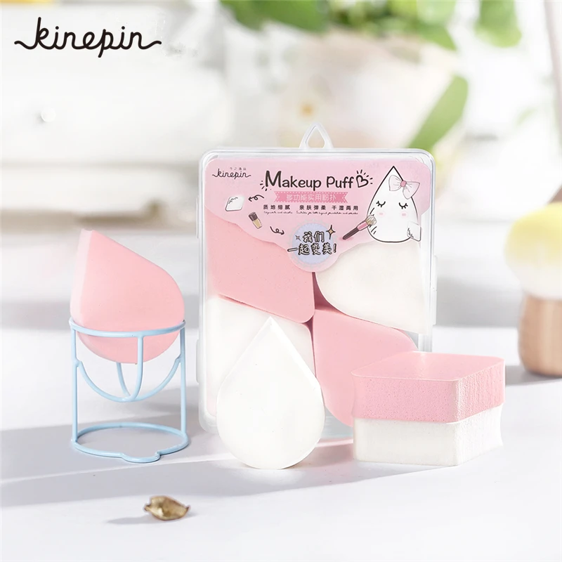 4 шт./кор. Профессиональная студия губка для макияжа блендер портативная