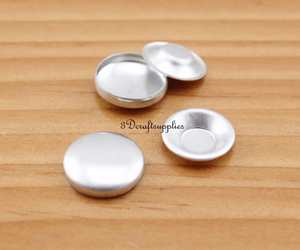 25 Комплектов 15 мм тканевых кнопок с плоской задней крышкой | Багаж и сумки