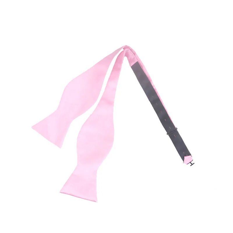 Light Pink Мужской галстук-бабочка Классический Модный свадебный вечерний формальный атласный полиэстеровый Подарочный костюм галстук-бабочка стильный галстук галстук - Цвет: Light Pink