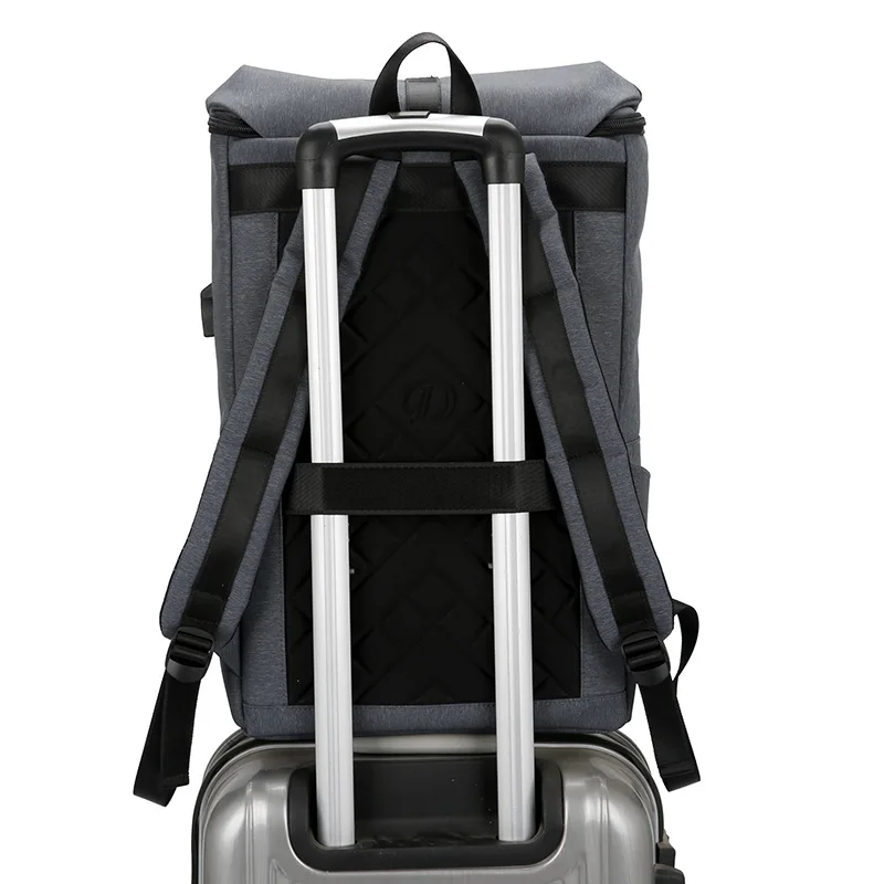 Мужская Противоугонная сумка на плечо большой емкости USB зарядка компьютер