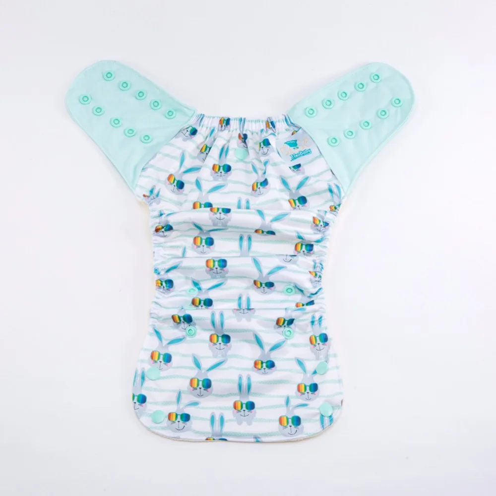 JinoBaby бамбуковые подгузники aio-Cool Bunny