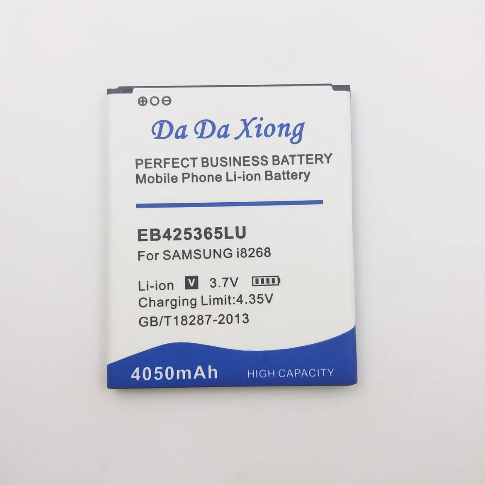 EB425365LU мобильный телефон 4050 мАч аккумулятор для Samsung GT i8262D i8268 i8268D SCH i829 высокое