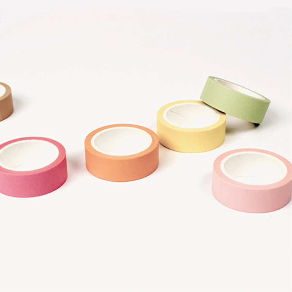 Декоративная клейкая лента для скрапбукинга сделай сам 12 цветов мятно зеленый 5