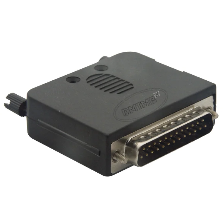 DB25 IEE1284 Штекерный разъем с корпусом и очень короткой поддержкой кабеля vga|housing