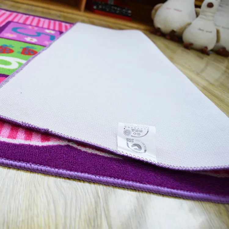 Уникальный дизайн Розовый ковер с номером Детский детские ковры мультяшный