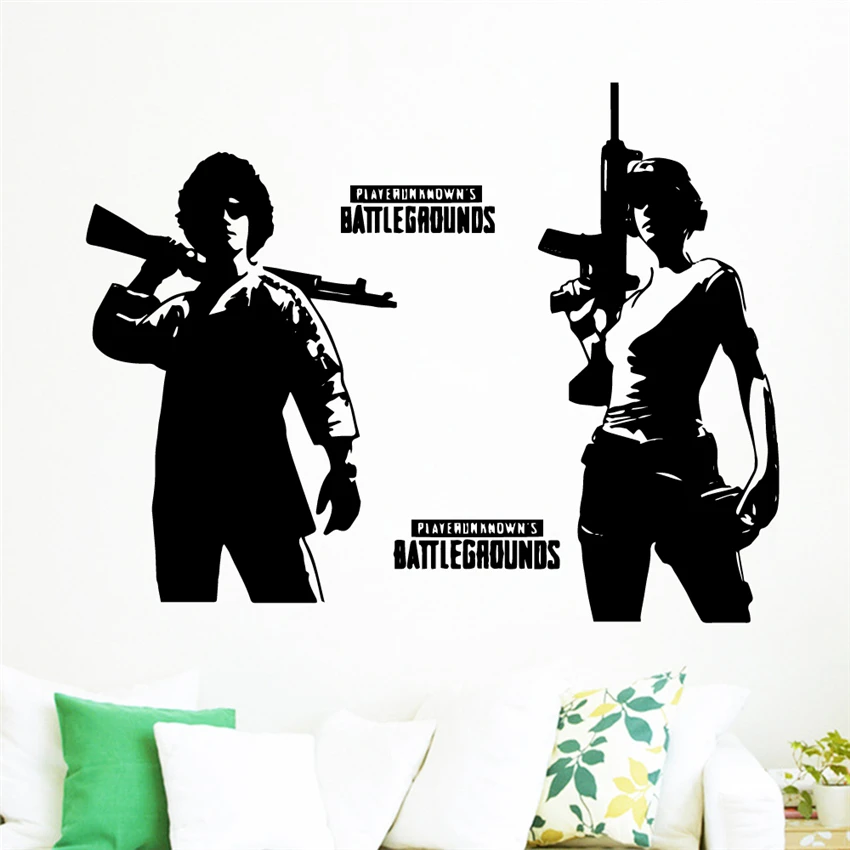 Виниловая наклейка PUBG на стену Победитель цыпленка для PS4 ПК игровое искусство
