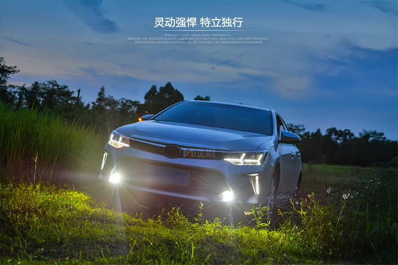 Doxa автомобильный Стайлинг для Toyota Camry V55 светодиодный Camry фары drl Объектив двойной луч H7 HID Xenon
