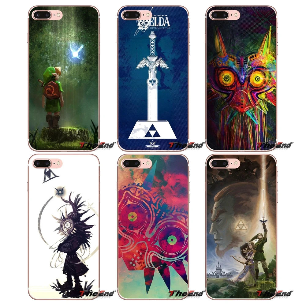 Для Apple iPhone X 4 4S 5 5S SE 5C 6 6S 7 8 Plus 6Plus 7plus 8plus Fundas Coque Legend of zeldas Majora's Mask силиконовый