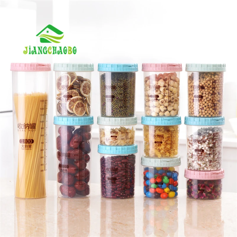 Прозрачная герметичная банка JiangChaoBo емкость для хранения кухонной лапши