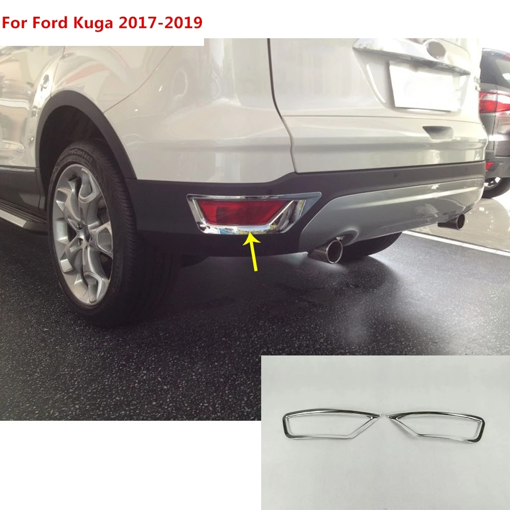 Автомобильный детектор для Ford Kuga 2017 2018 2019 АБС Хромовая накладка лампа заднего