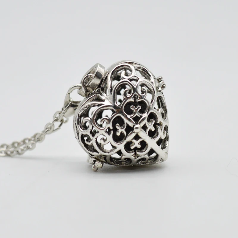 5 шт. Филигранное сердце диффузор ожерелье медальоны для женщин беременность