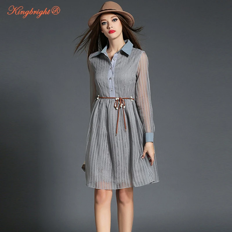 Высокое качество Мода 2017 г. взлетно-посадочной полосы дизайнерское платье Для