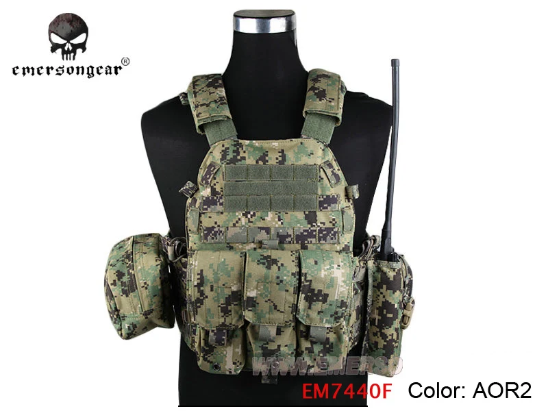 MCBK Emerson LBT6094A стильная Накладка для жилета w 3 мешочка страйкбола военная армейская