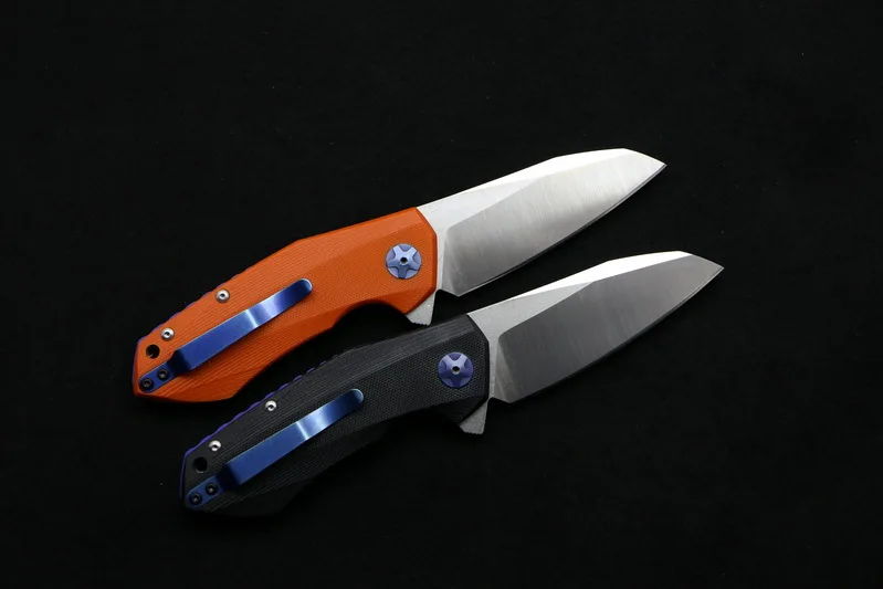 Складной нож LOVOCOO ZT0456 складной с подшипником D2 blade G10 ручка для выживания на