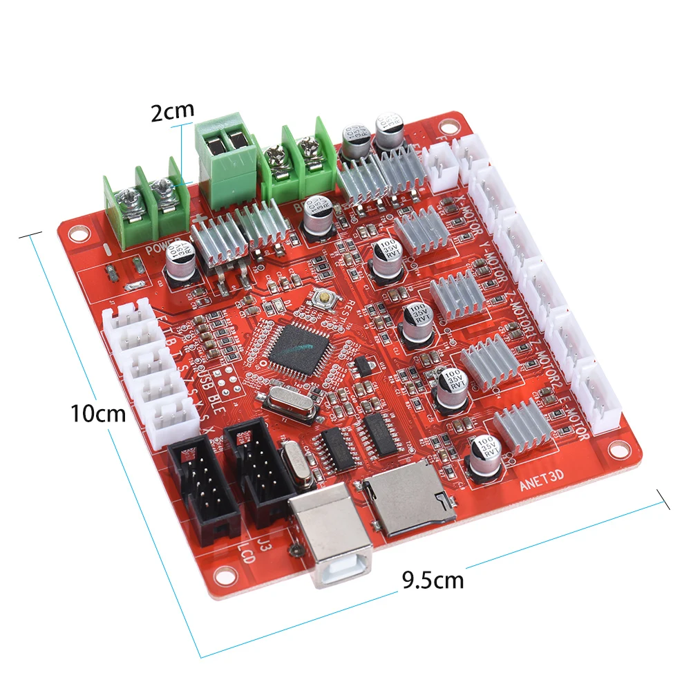 Anet A1284-Base плата управления материнская для A8 DIY самосборка 3D настольный принтер i3