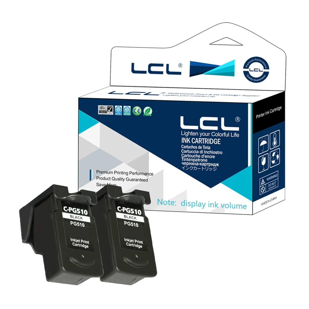 LCL PG510 (2 шт. в упаковке черный) дисплей картридж для объема чернил совместимый с Canon