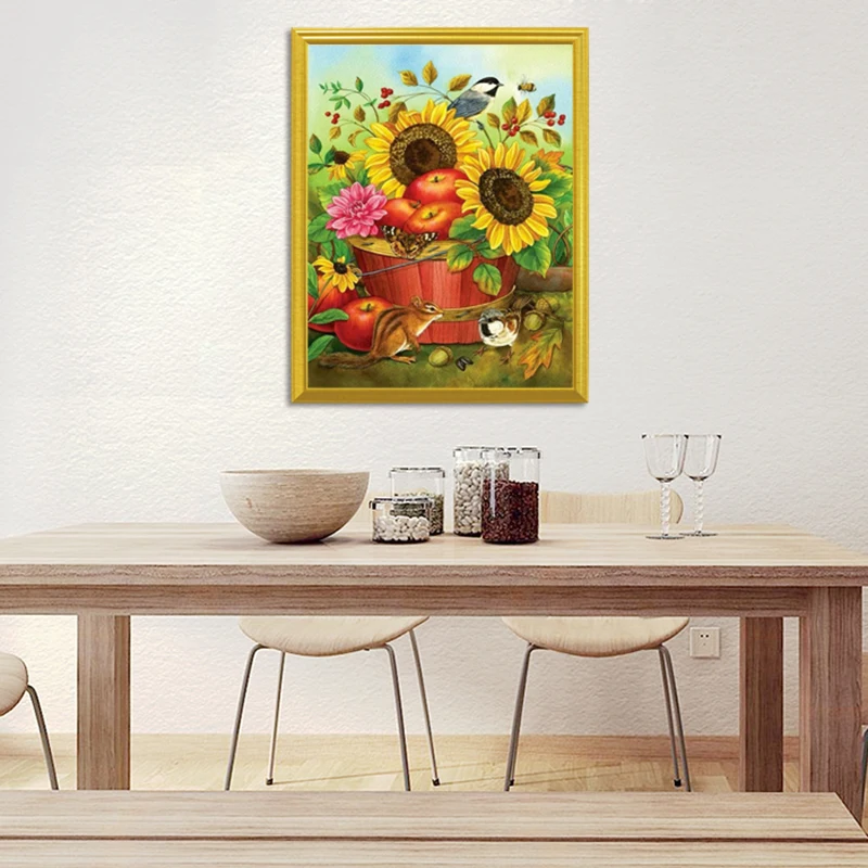 DUOYISHANG 5D DIY Diamond Painting Birds and Flowers Full Square Embroidery Sale Fruits Rhinestones Mosaic Decor Picture | Дом и сад
