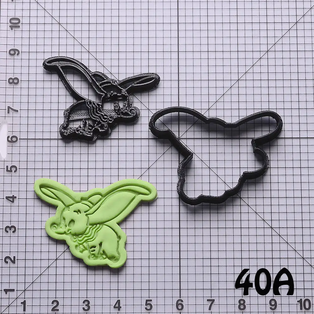 Слон с крыльями форма печенья резак набор на заказ 3D печать помадка торт