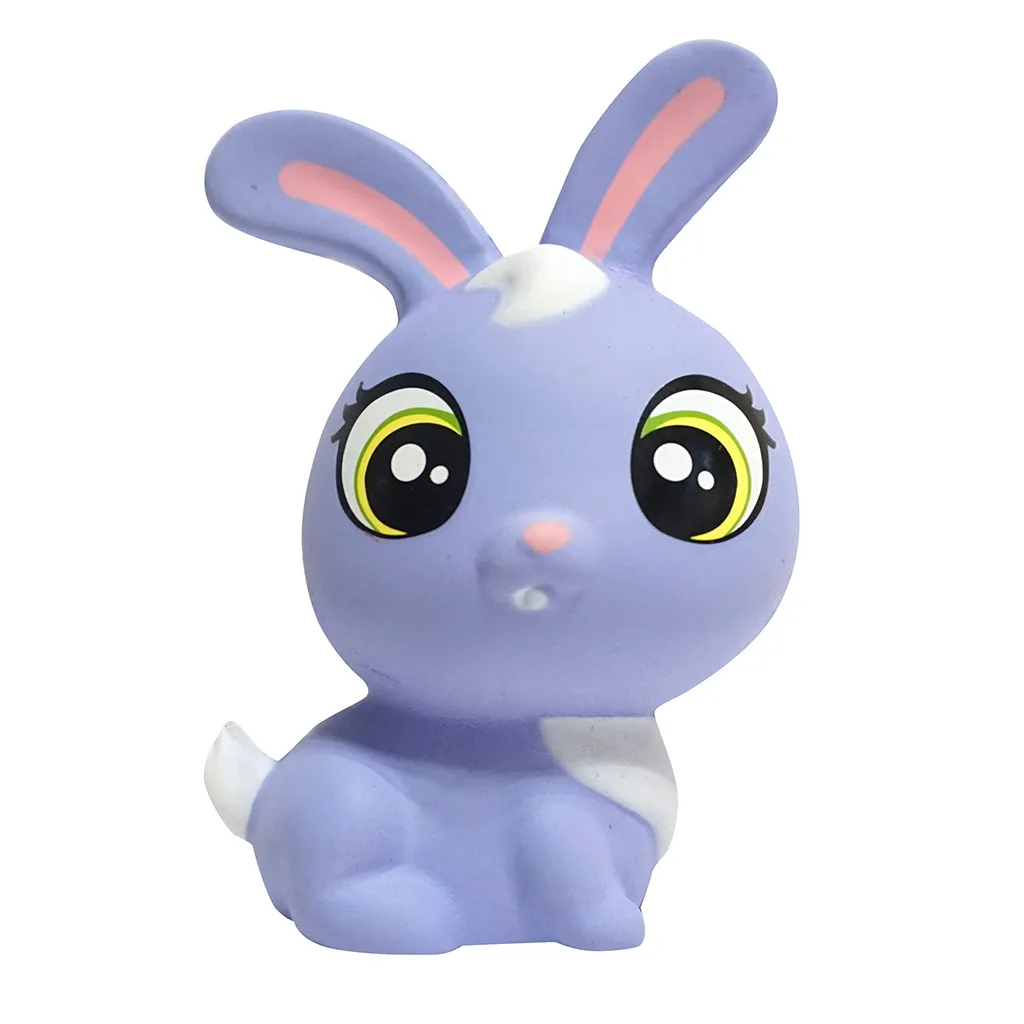 Big Jumbo Cartoon Cute rabbit Squishy Squeeze Squishi Squshy Toy Slow Rising for Adults Relieves Stress Anxiety Decoration - Color: D