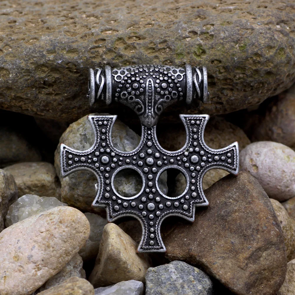 Youe shone кожаное колье с кулоном в стиле викингов Thors Hammer Viking cross Mjolnir Hiddensee