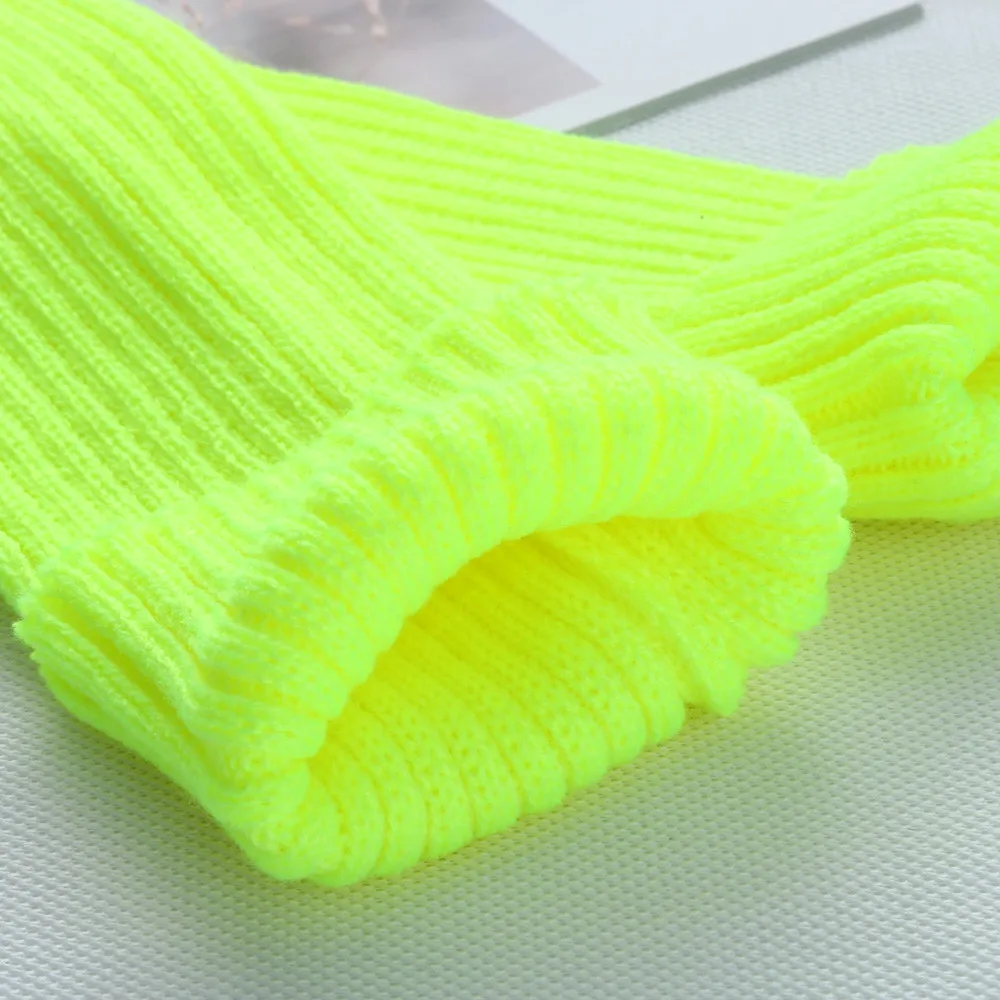 Женские зимние вязаные шерстяные вязаные гетры, длинные носки для обуви