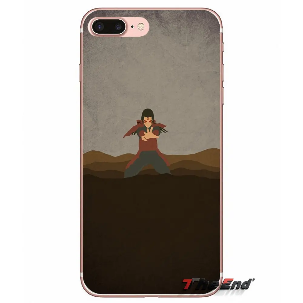 Курама и героя аниме Наруто Минимальный мягкий чехол для iPhone X 4 4S 5 5S 5C SE 6 S 7 8 плюс