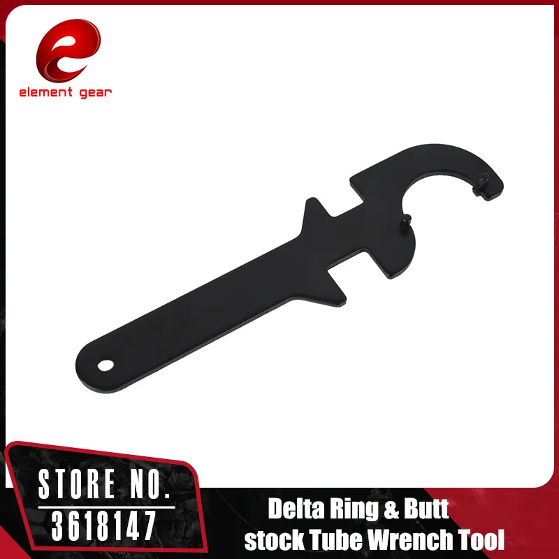 Элемент алюминиевый Delta Ring & Butt сток трубчатый ключ инструмент для страйкбола M4/M16