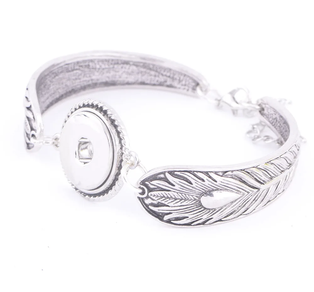 6 стилей 1 шт. серебристый цветок под старину металлический взаимозаменяемый