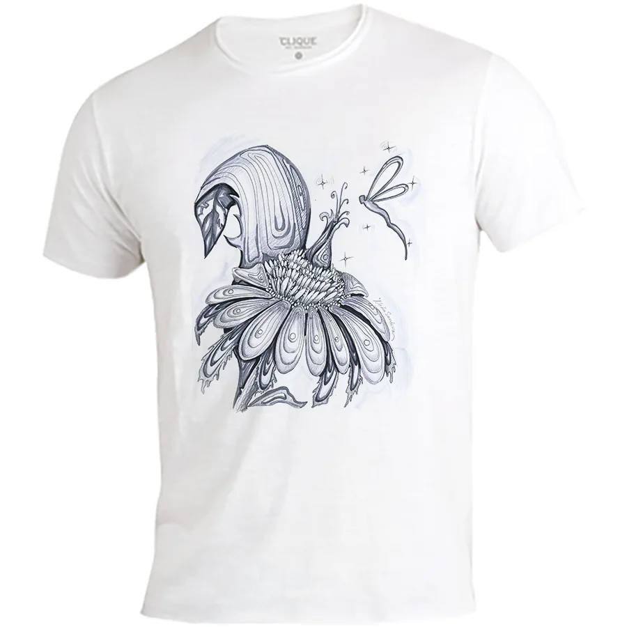 Футболка унисекс для занятий йогой/модным искусством. с короткими рукавами