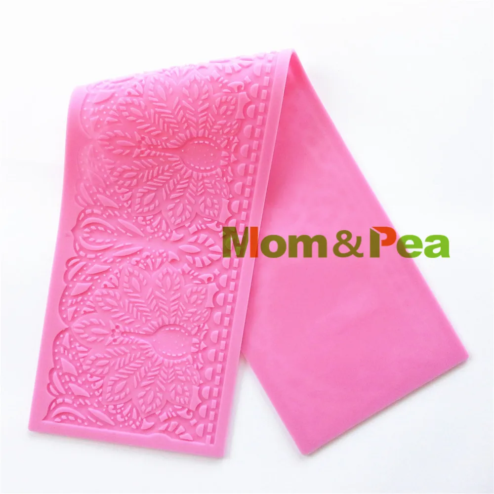 Силиконовая кружевная форма Mom & Pea GX106 бесплатная доставка большой размер